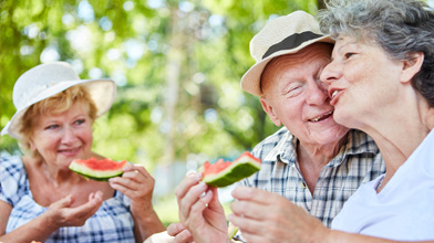 Seniors enjoying an excursion with Vital Senior Center